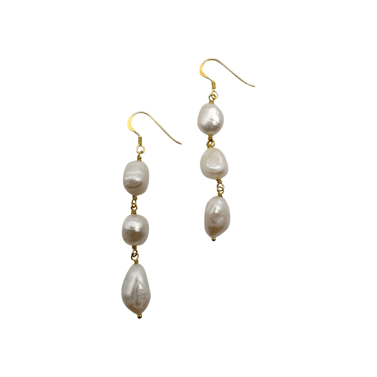 Perle øreringe fra IBU Jewels