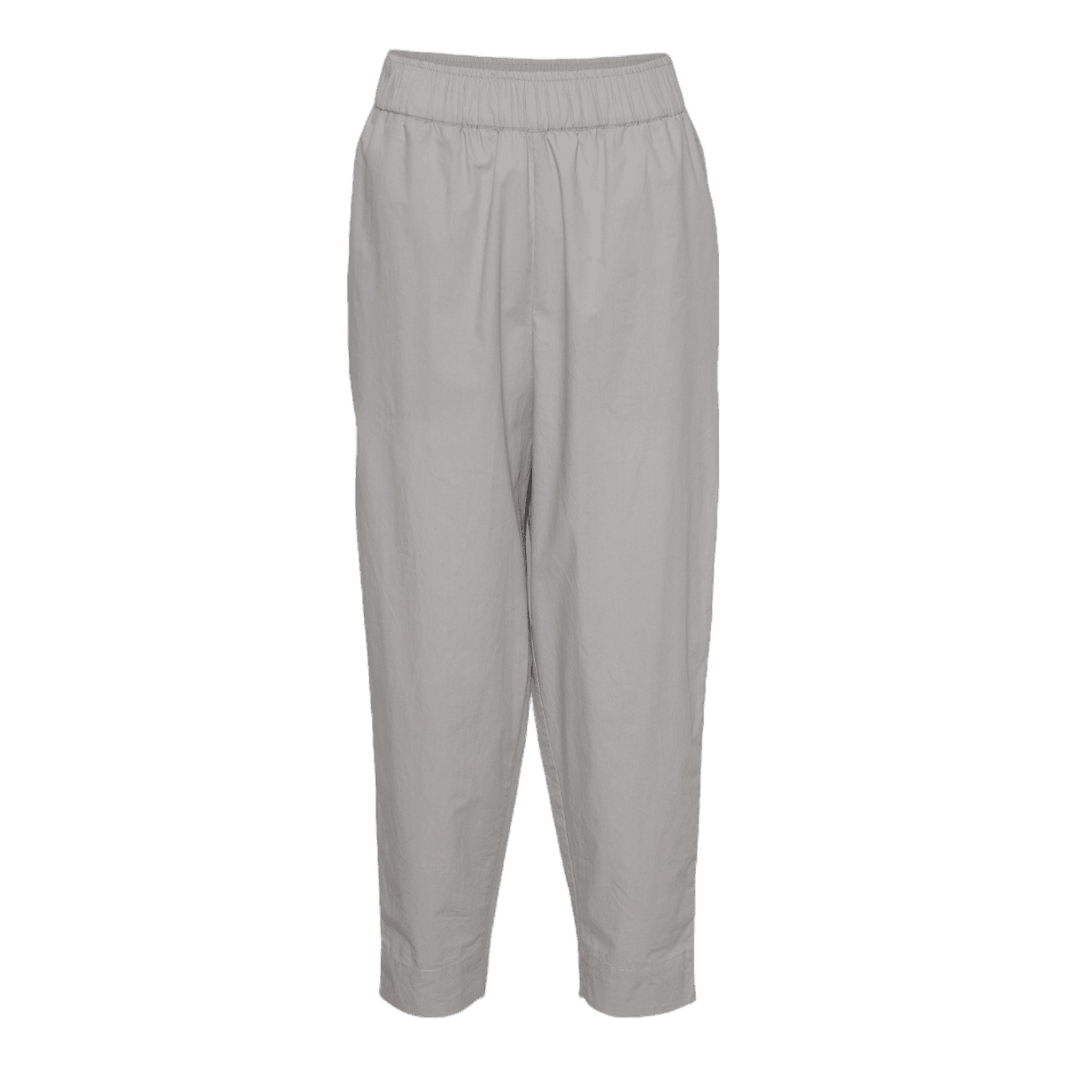 Oslo ankelbuksen fra FRAU er med ekstra plads til numse og lår, men går ind forneden ved benene. Disse er i bomuld og i grå