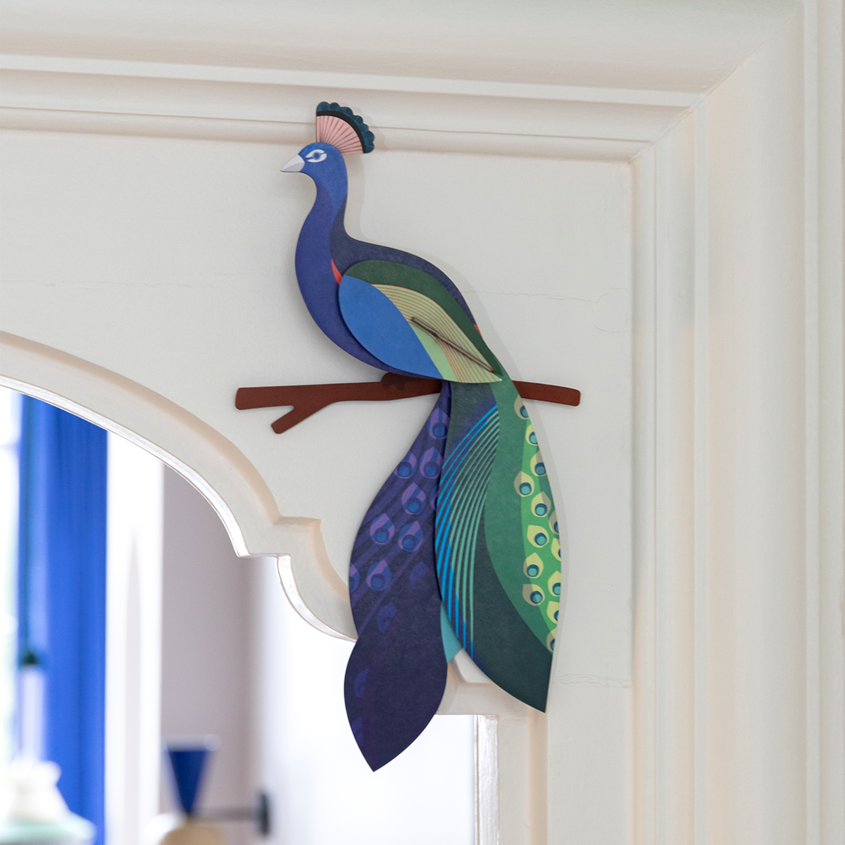 Vægdekoration - Peacock
