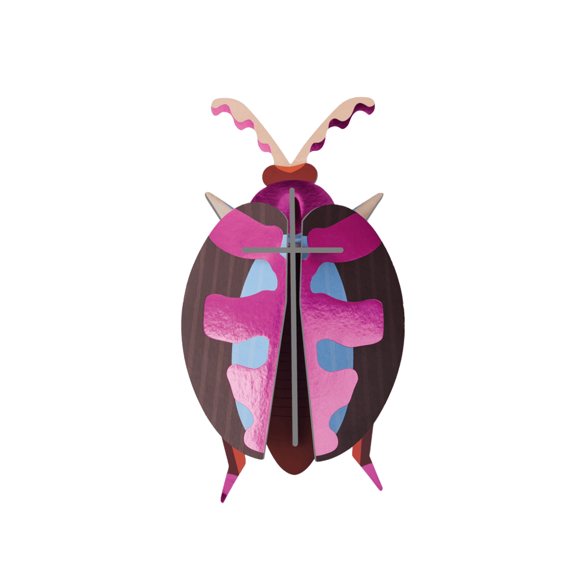 Vægdekoration - Lumen Pink Beetle