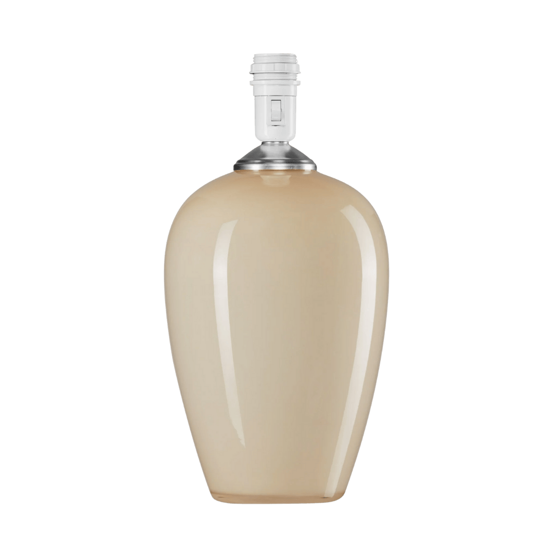 Rund bordlampe fra Pink Rose i beige