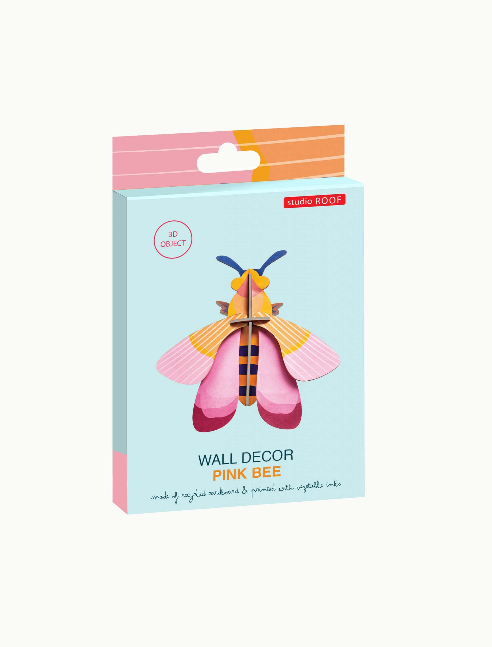 Vægdekoration - Pink Bee