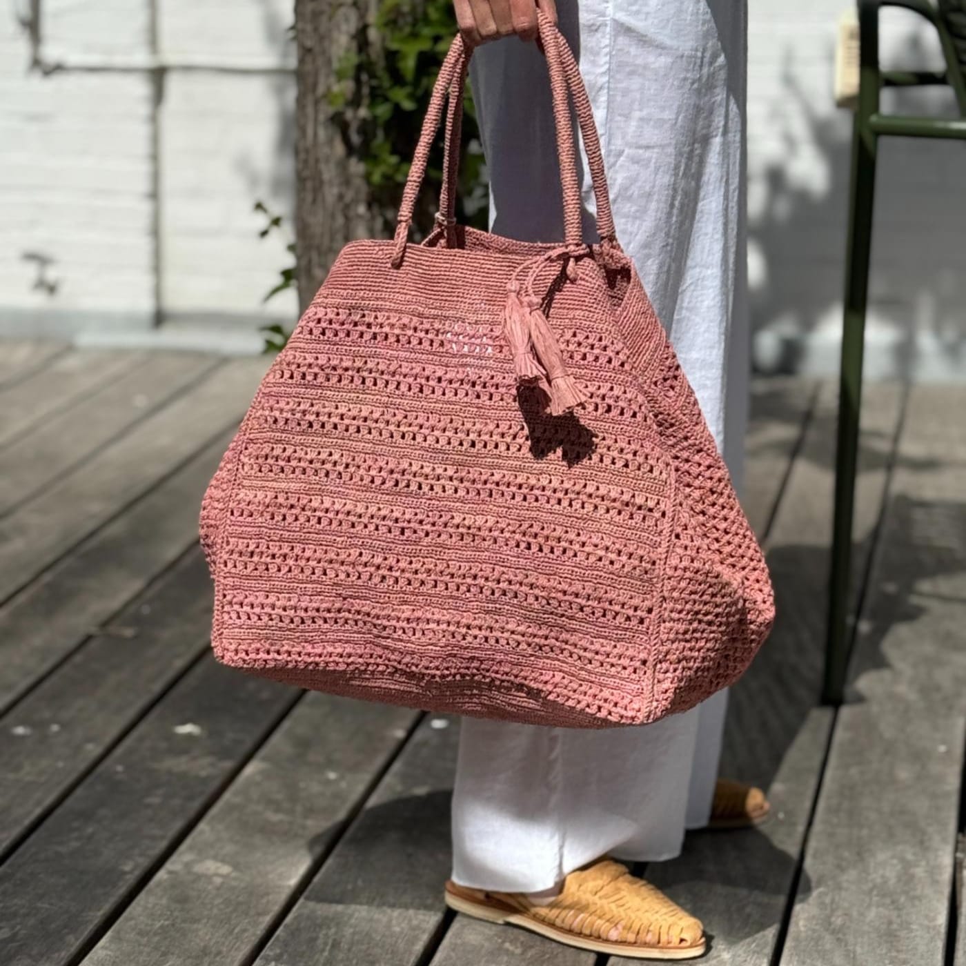 Stor Strandtaske - Tsara XL - Rose