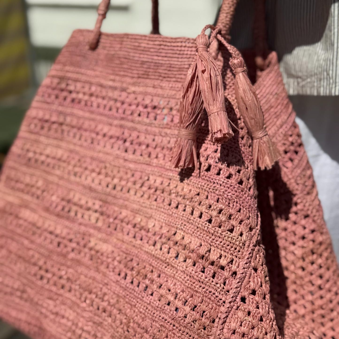 Stor Strandtaske - Tsara XL - Rose