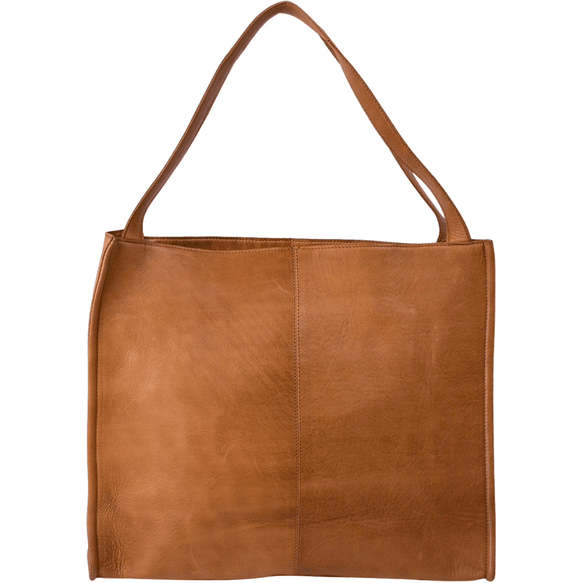 Aro er en skuldertaske fra ReDesigned. Denne er i farven walnut, som er en brun læderfarve