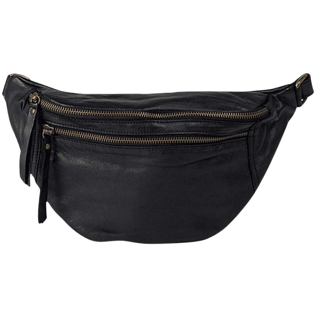 Faust er en bumbag taske fra ReDesigned. Denne er i farven black som er en sort læder