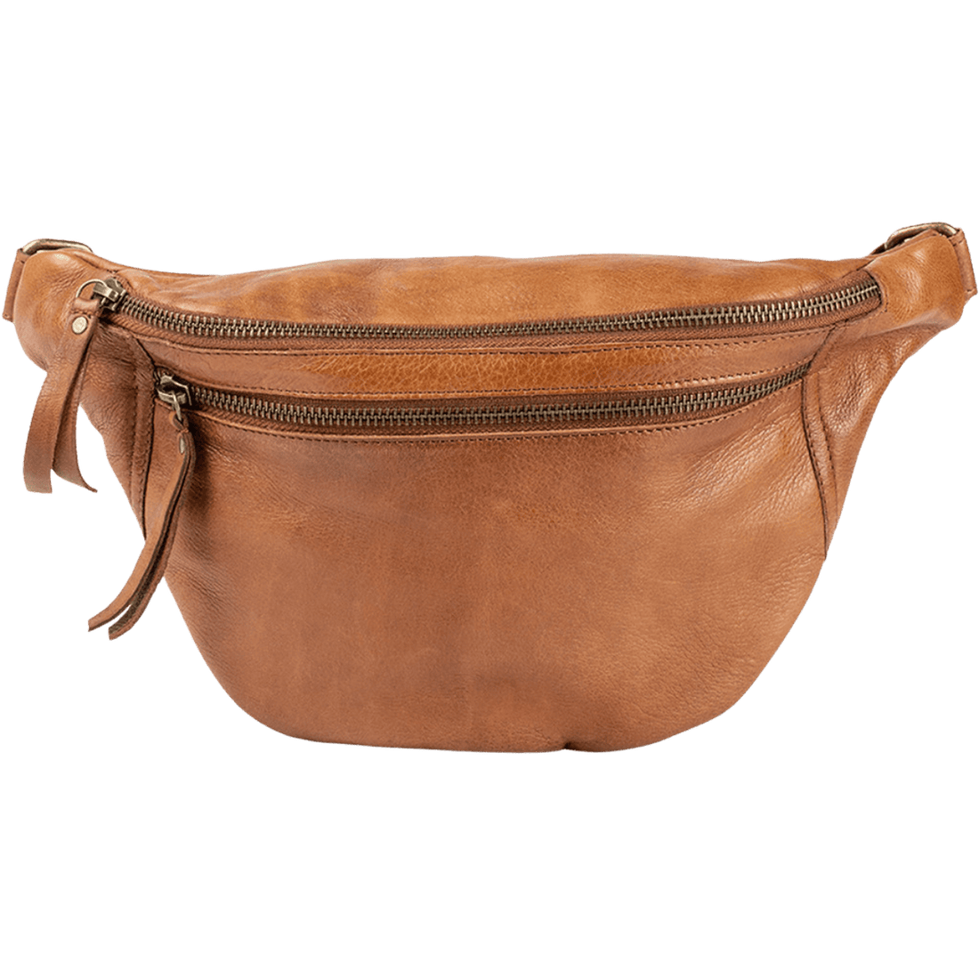Faust er en bumbag taske fra ReDesigned. Denne er i farven walnut som er en mørkebrun læder