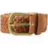 Flettet læderbælte &