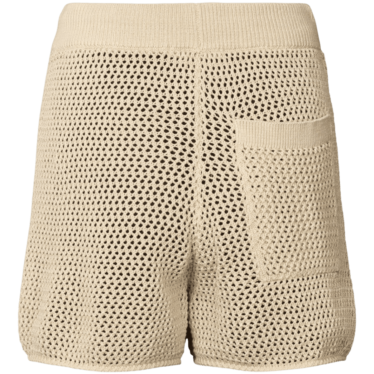 Løse sommershorts i økologisk bomuld med elastik og bindebånd i taljen.