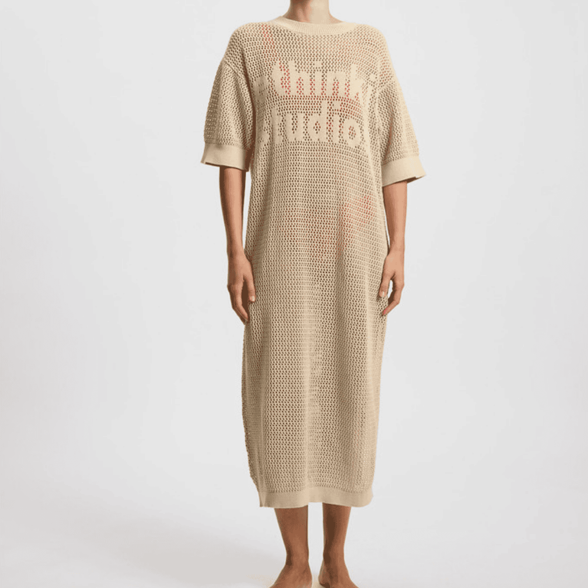 Strikket Kjole - Oyster Grey