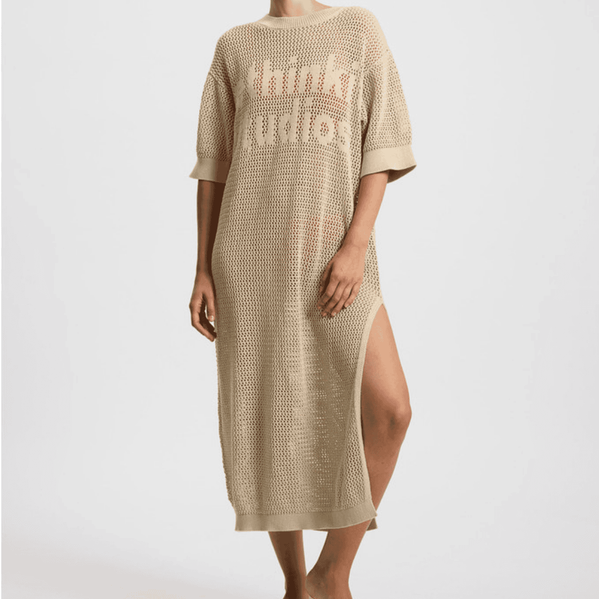 Strikket Kjole - Oyster Grey