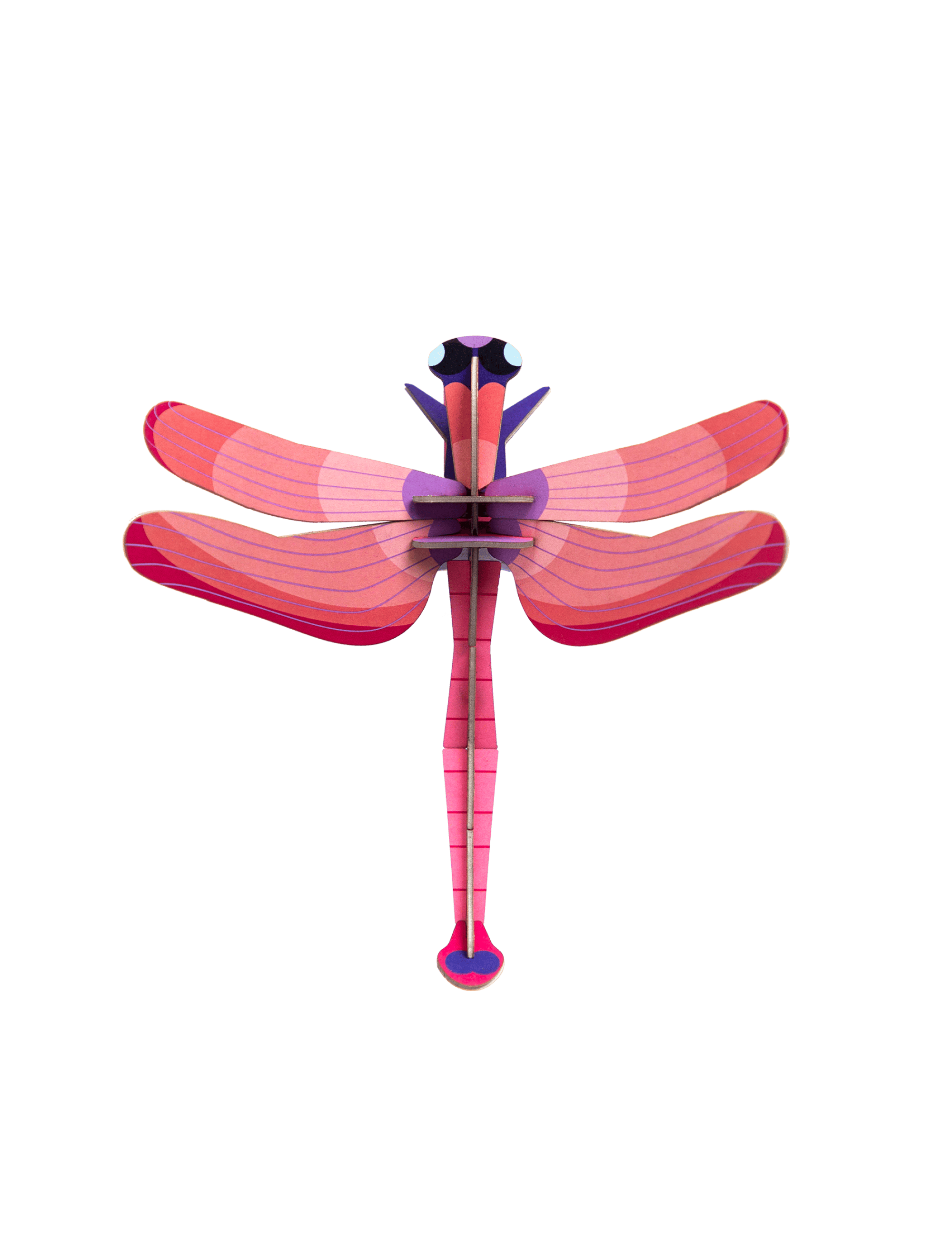 Vægdekoration - Ruby Dragonfly