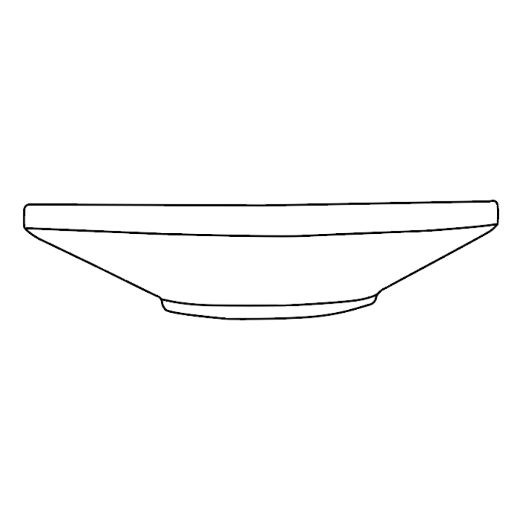 Keramik tallerkens udformning