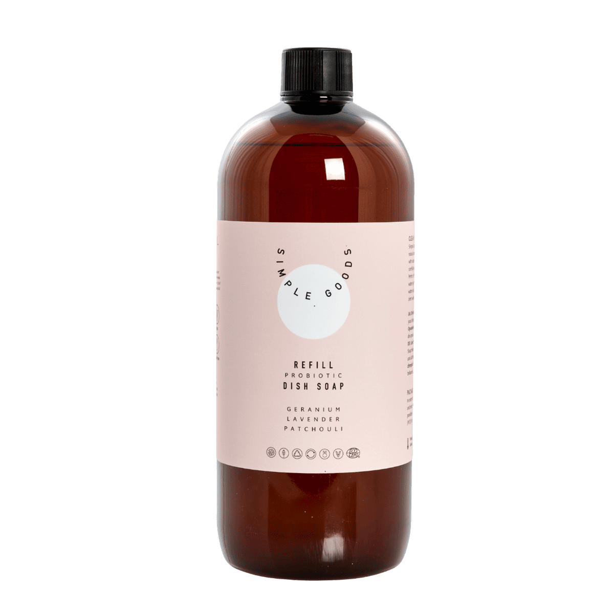 refill opvaskesæbe 1000ml med geranium