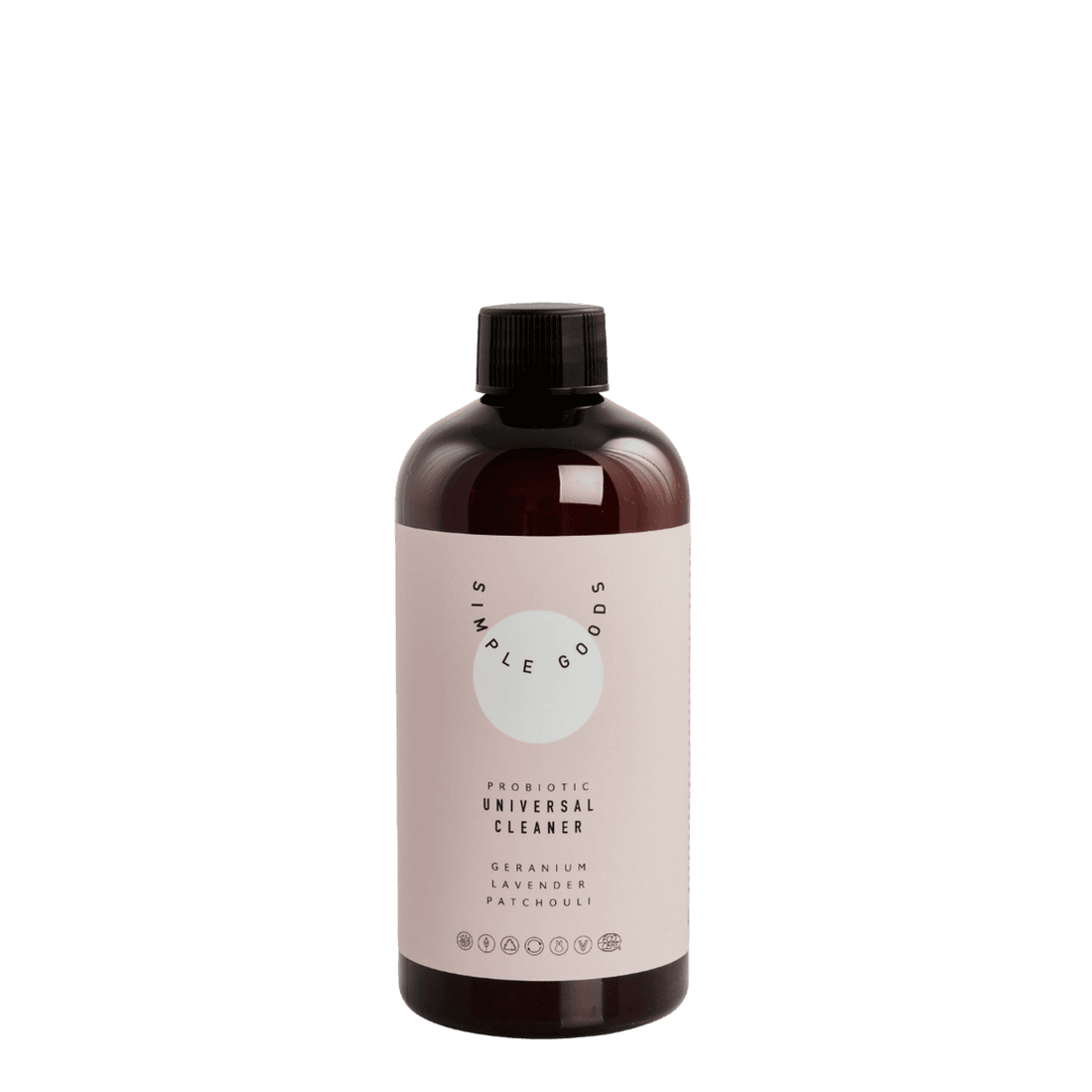 Naturlig Universal Cleaner med duft af Geranium/Lavendel/Patchouli fra Simple Goods