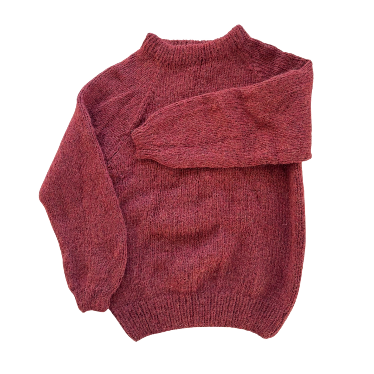 Ida Striktrøje - Alpacamix - Winered