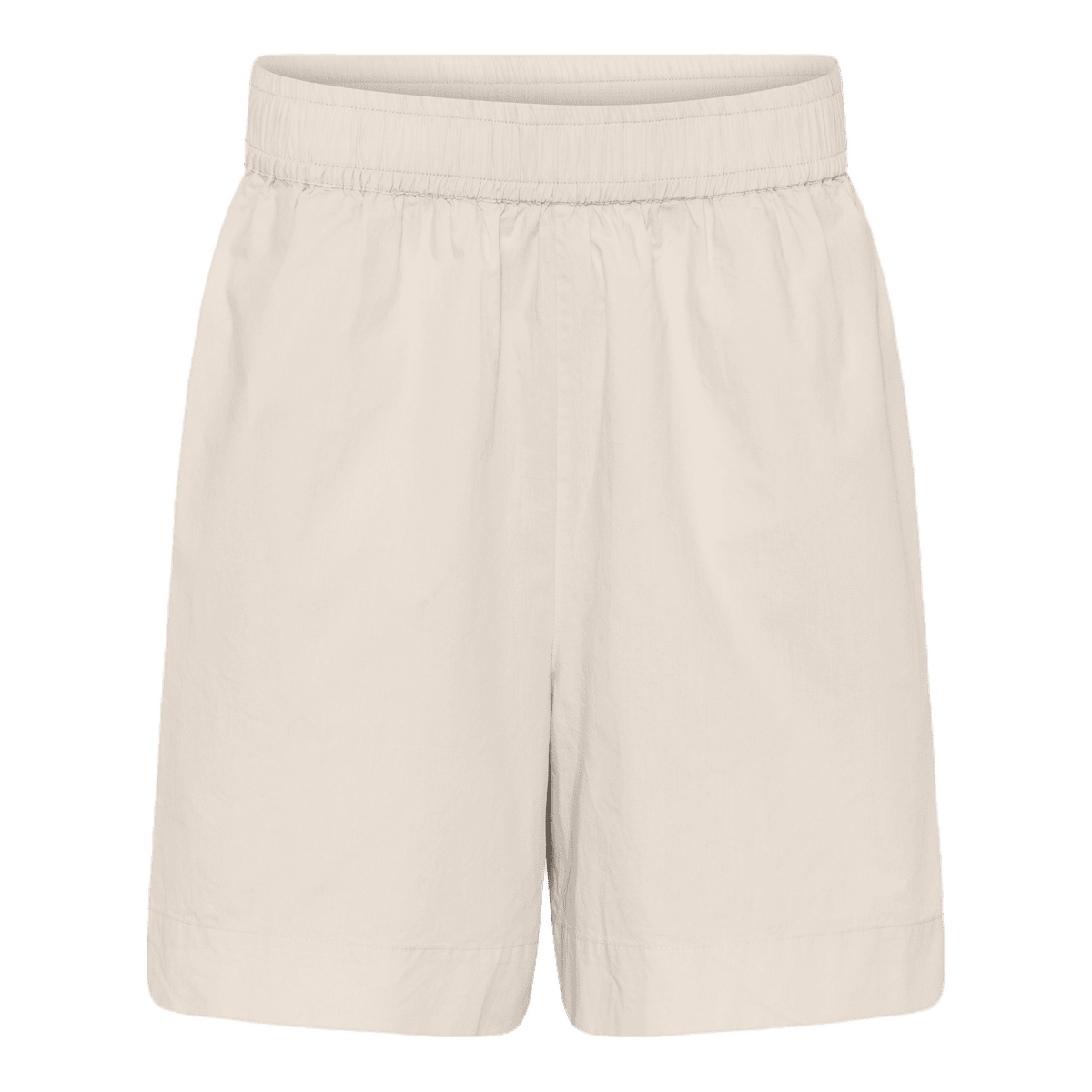 Sydney shorts fra FRAU med elastik i taljen. Disse er i bomuld og i lyse creme