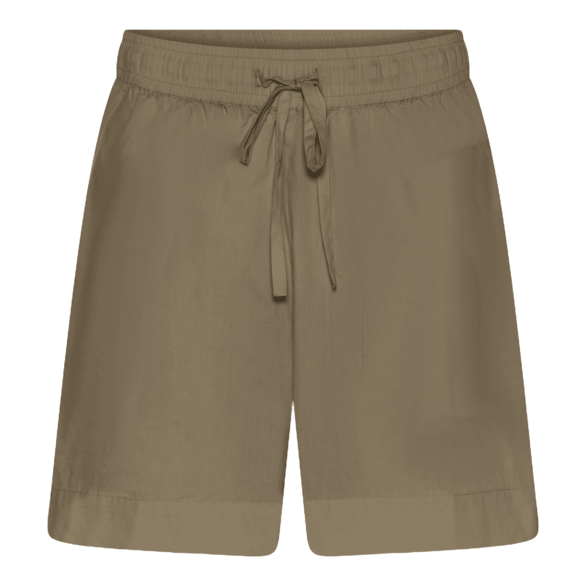 Sydney shorts fra FRAU med snørre i taljen. Disse er i bomuld og i khaki