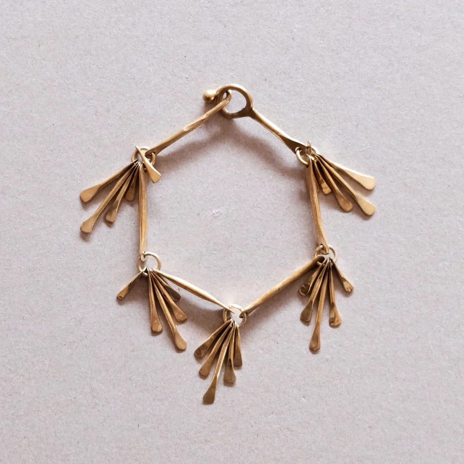 Taos Feather - Armbånd - Messing