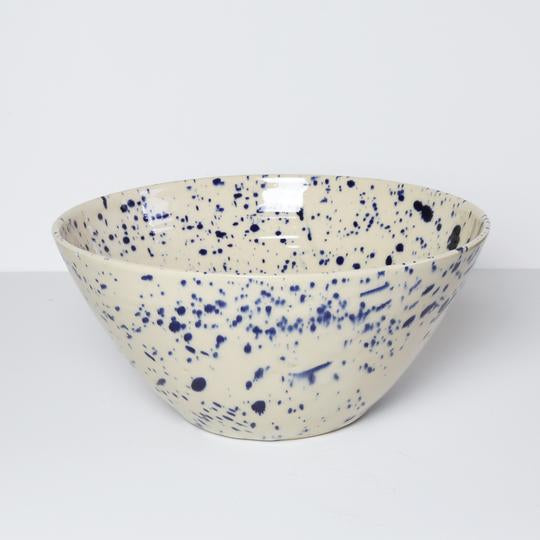 Bornholms Keramikfabrik Ø-BOWL L Blue Splash