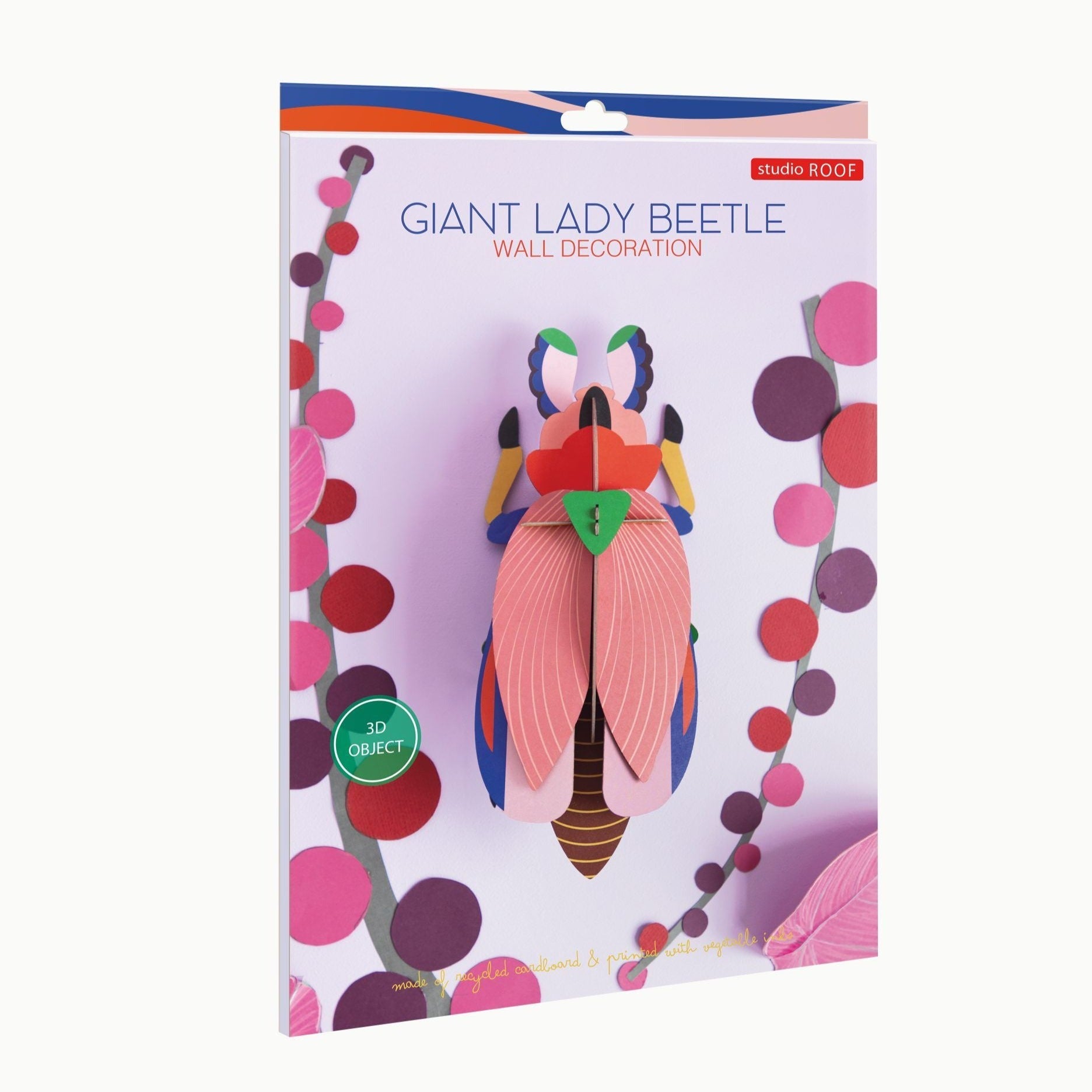 Studio Roof, Giant Lady Beetle, dekorativ vægkunst