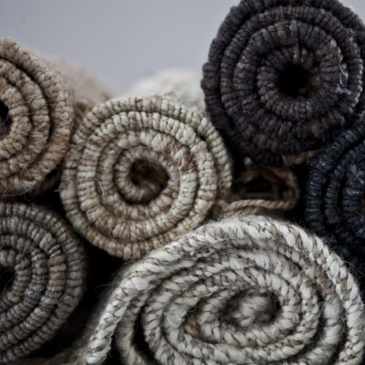 Håndvævet hamp gulvtæpper, fra Tell Me More