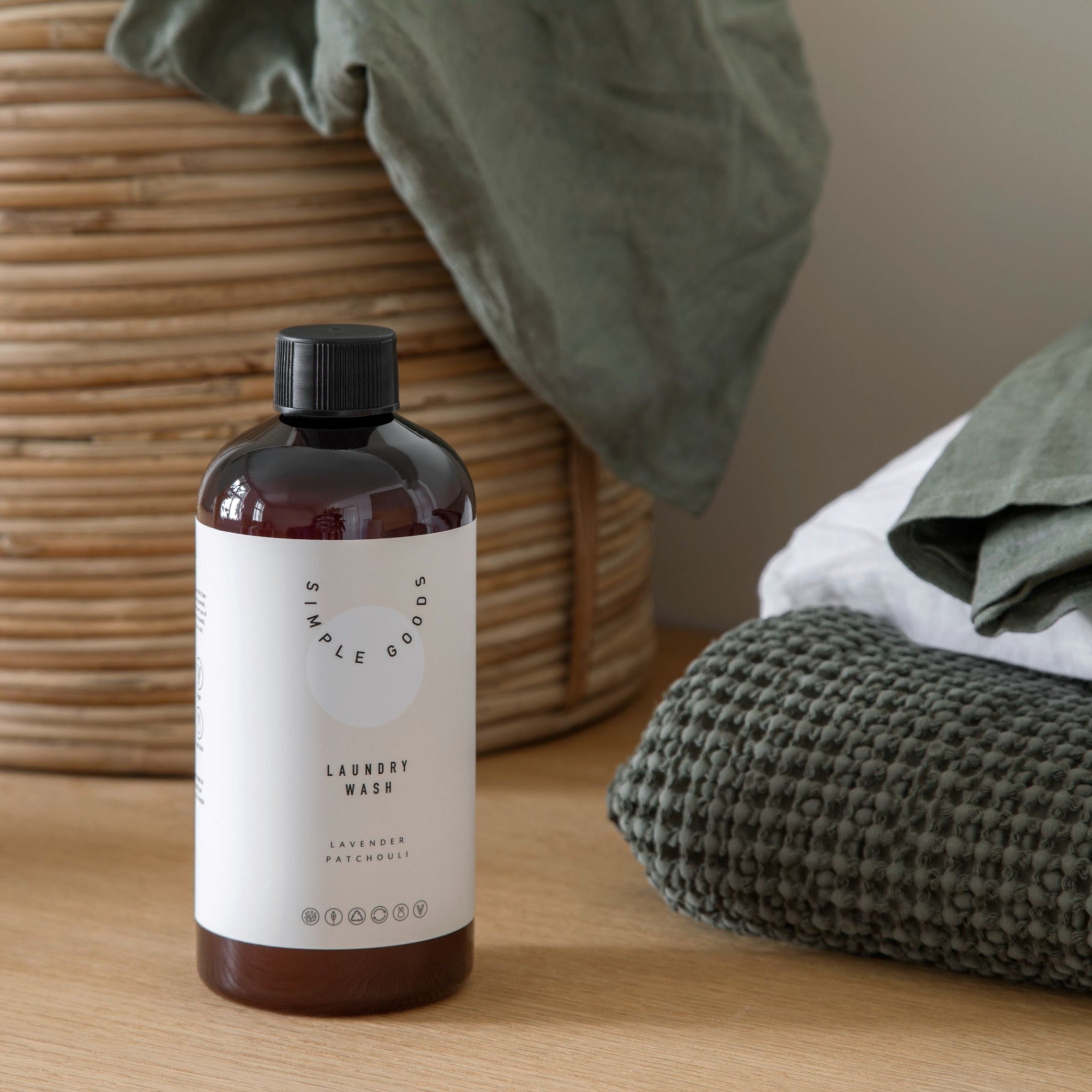 Simple Goods, Naturlig vaskemiddel med lavendel, 1000 ml