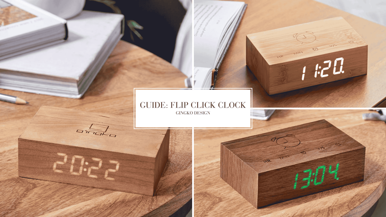 Flip Click Clock: Guide til opsætning & brug