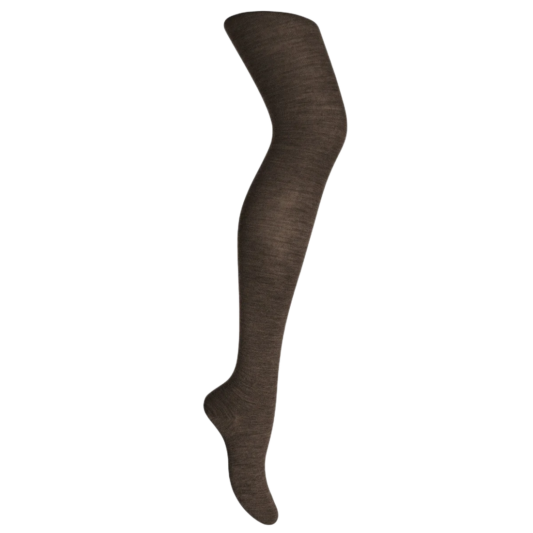 Brune strømpebukser i uld og silke fra MpDenmark