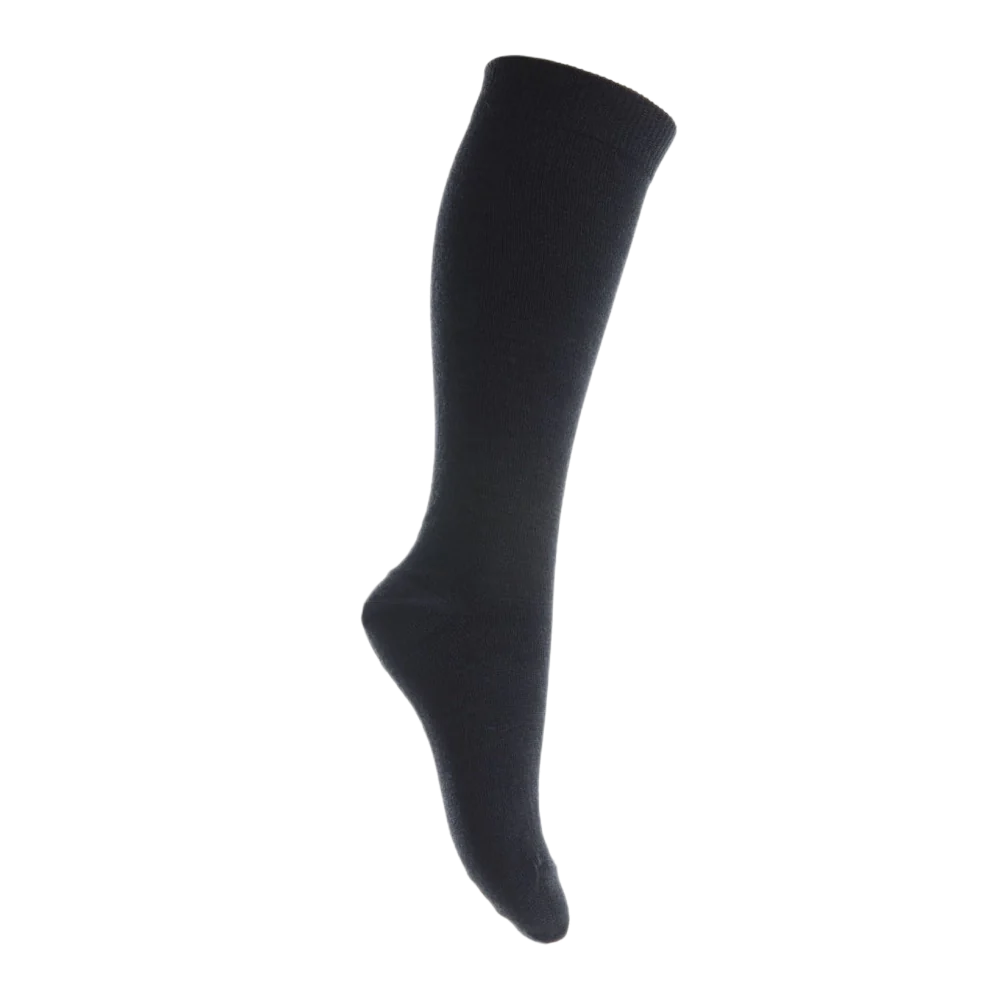 Sorte knæstrømper fra Mp Denmark i uld
