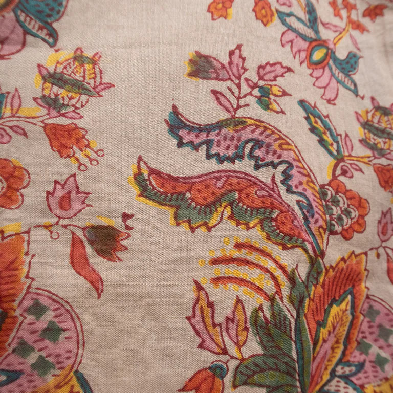 Pyjamas i Blokprint - Khaki