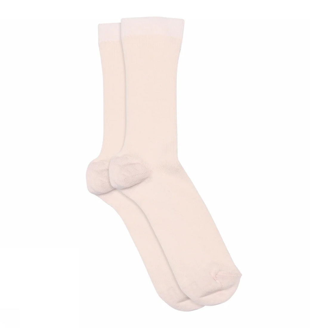 Fine Cotton Rib Strømper - Bomuld - Cherry Blossom