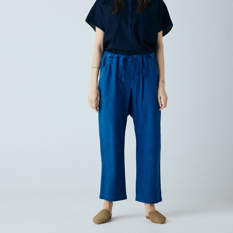 Milano Bukser - Denim - Medium Blue Denim