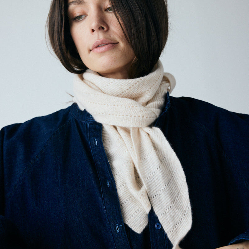 Doha Tørklæde - Cashmere - Sandstone