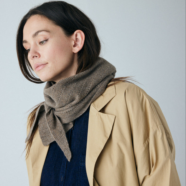 Doha Tørklæde - Cashmere - Undyed