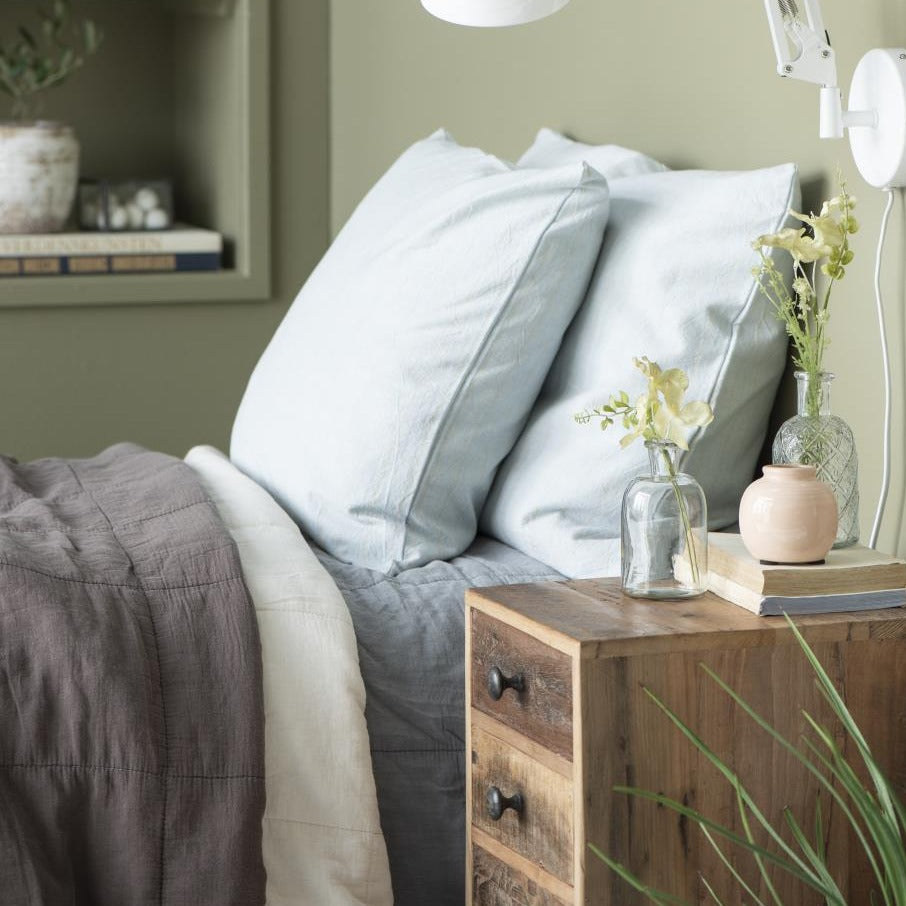 quilt sengetæppe i farven &