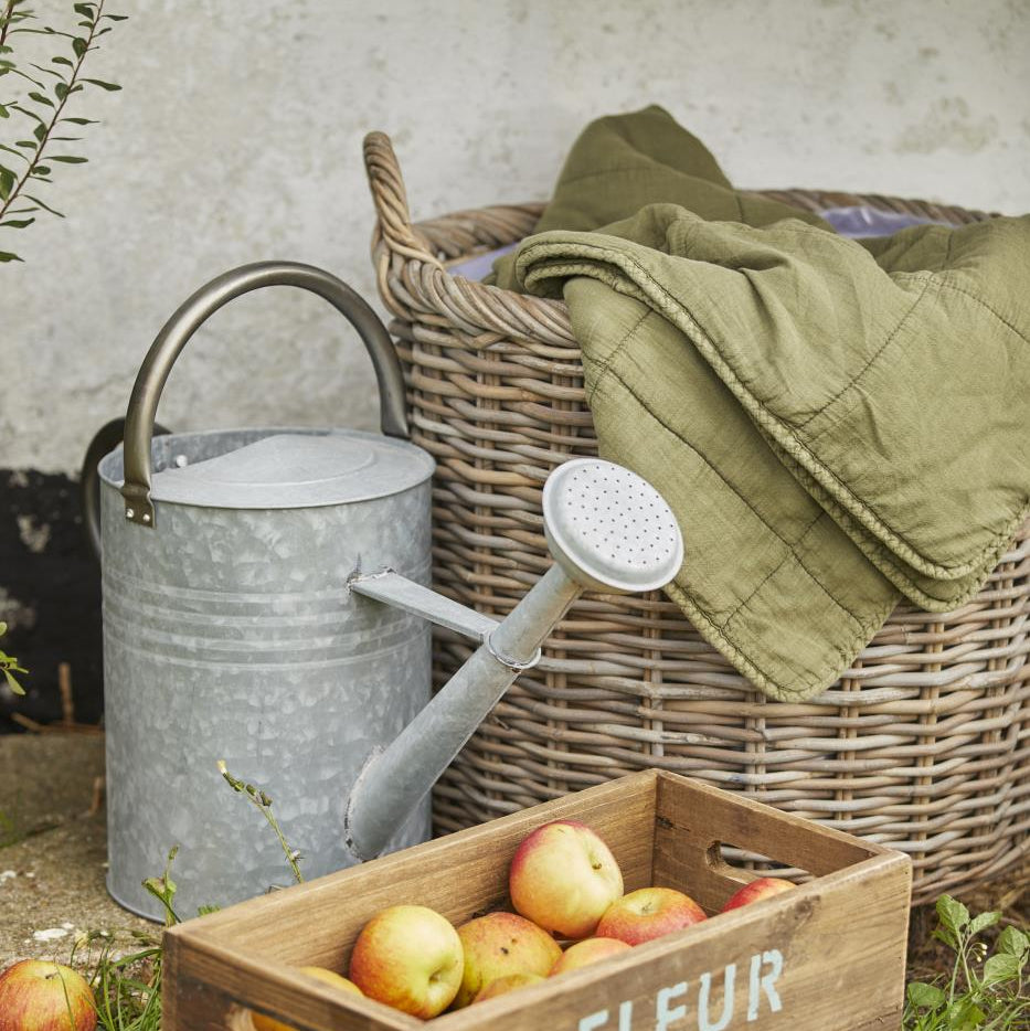 Quilt Tæppe - Bomuld - Olive (29)