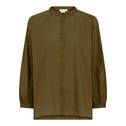 Tokyo Skjorte - Øko Bomuld - Military Olive