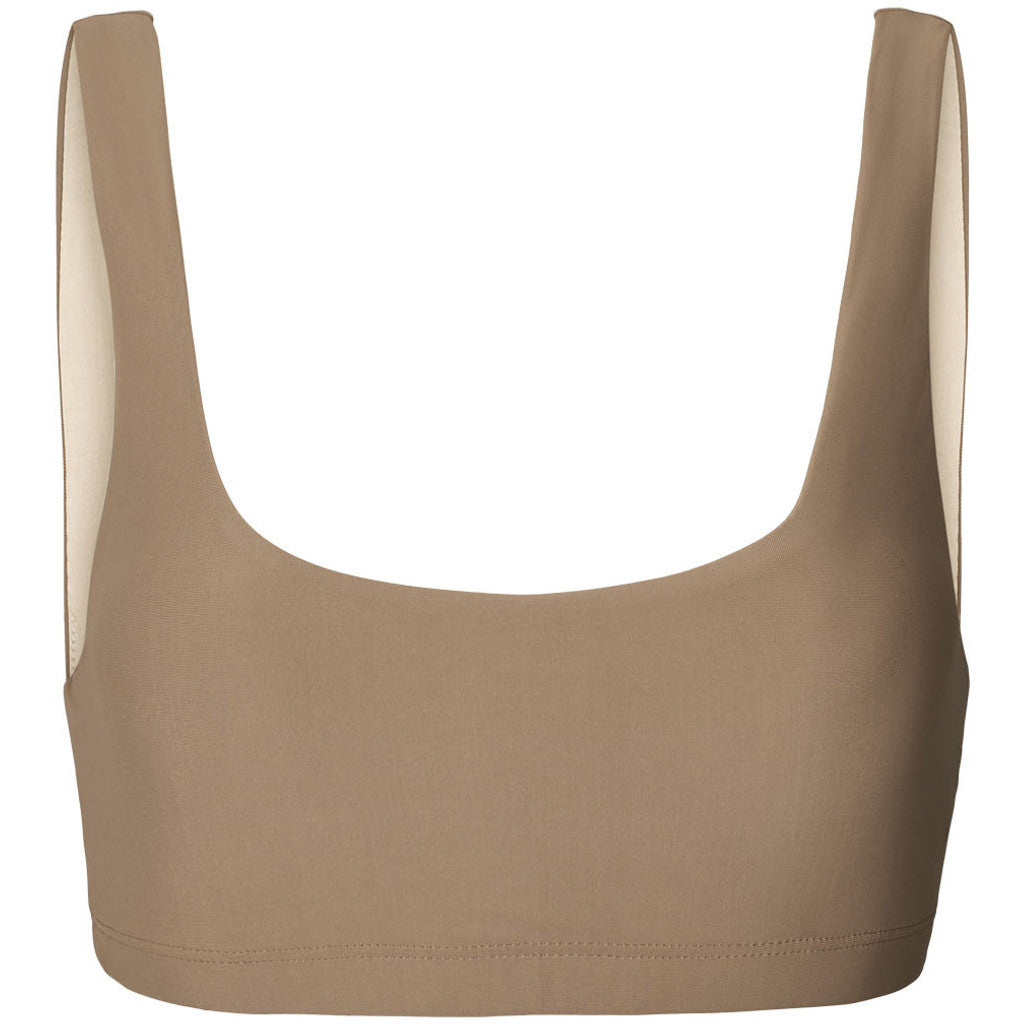 Brun sporty bikini bh til kvinder