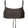 Sort bikini top med tynde stropper