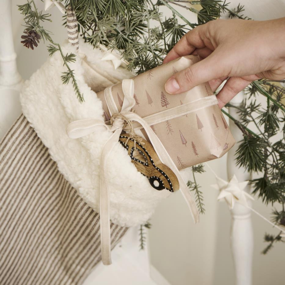 Kit farvet velour gavebånd fra Ib Laursen - perfekt til gaveindpakning