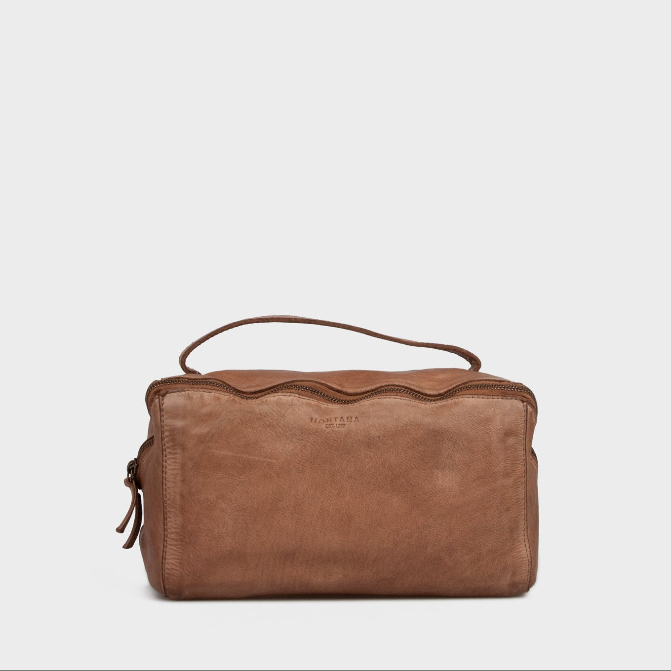 Dillon Stor Toilettaske - Walnut