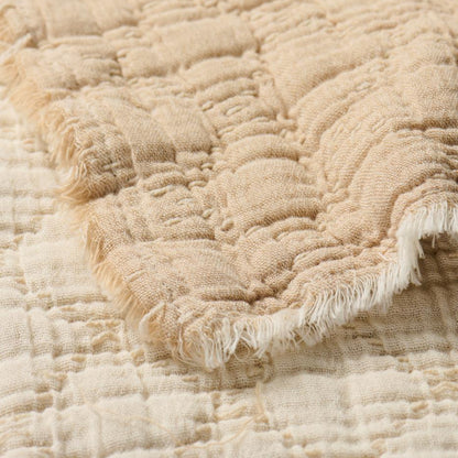Sengetæppe - Bomuld - Natur/Off White (30)