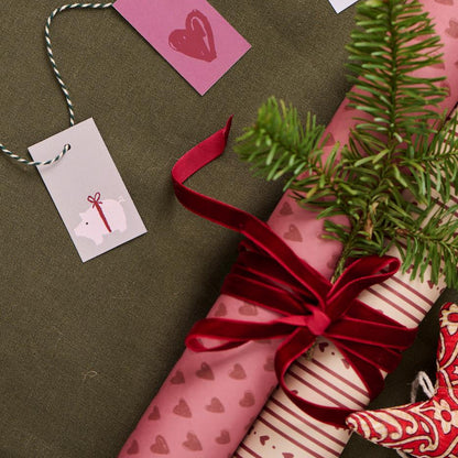 Velourbånd - Bordeaux