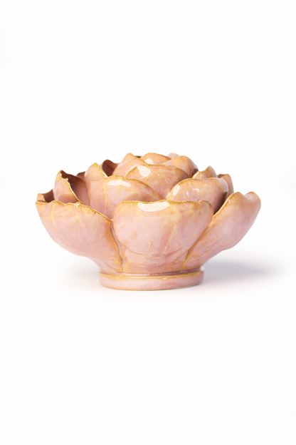 Keramikblomst - Rose Pink Big Ben Peony (FR16)