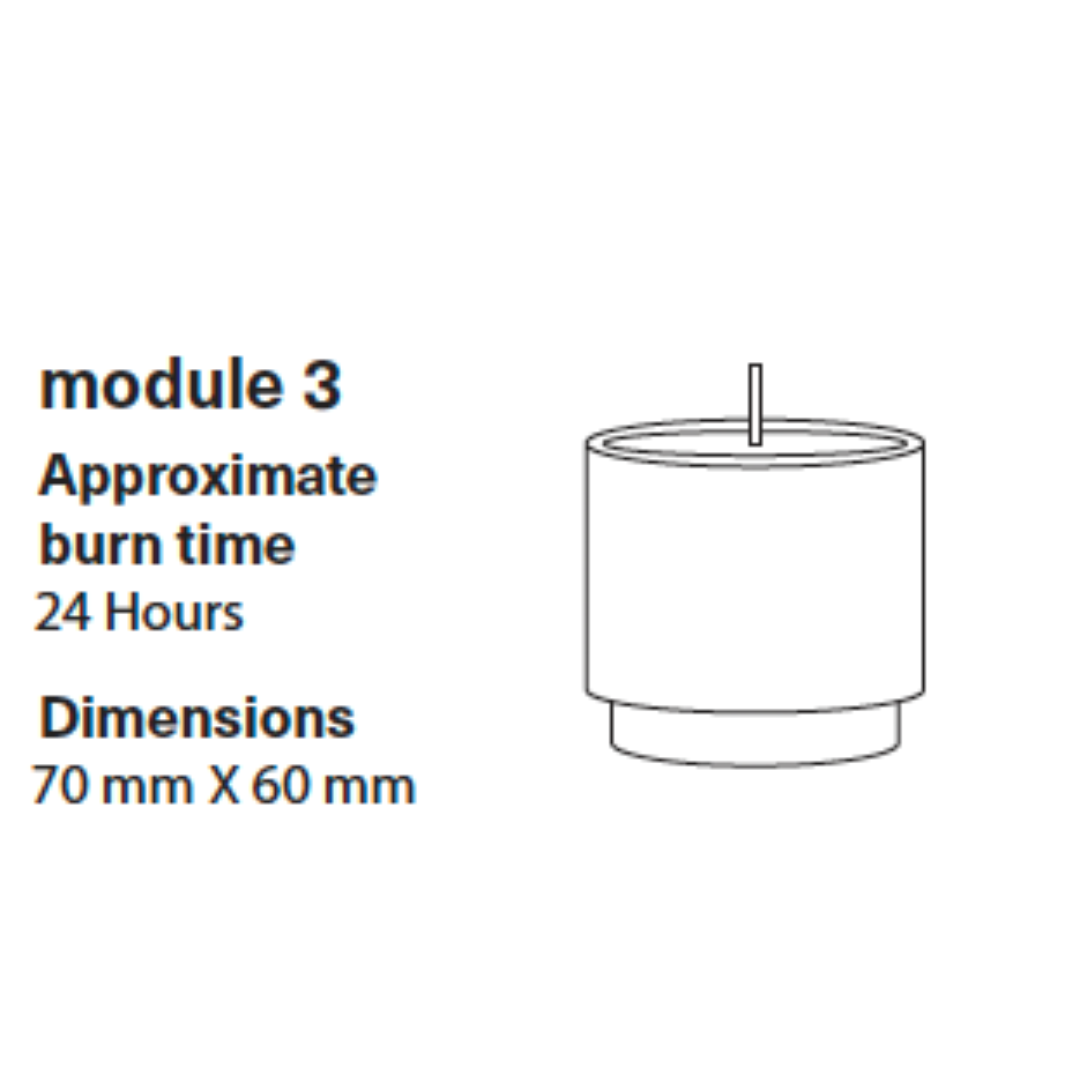 CANDL STACK, Module 3 - Burgundy