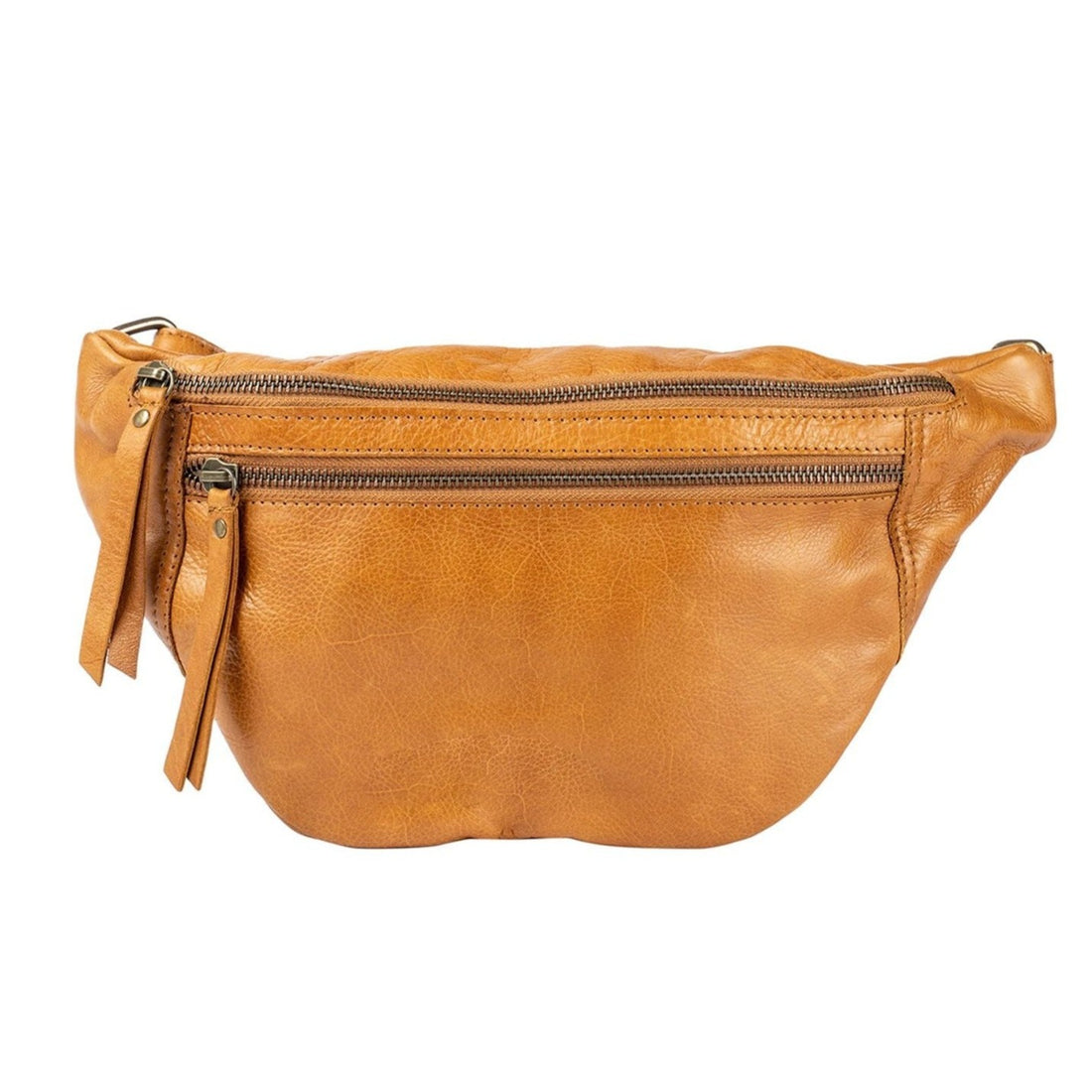 Det er den perfekte lille bumbag.. Når man ikke rigtigt har brug for en taske, men alligevel lige skal have de mest nødvendige ting med såsom nøgler, pung og telefon. Så slynger man den bare over skulderen og hænderne er fri - helt perfekt til en dag på farten. FAUST I FARVEN BURNED TAN