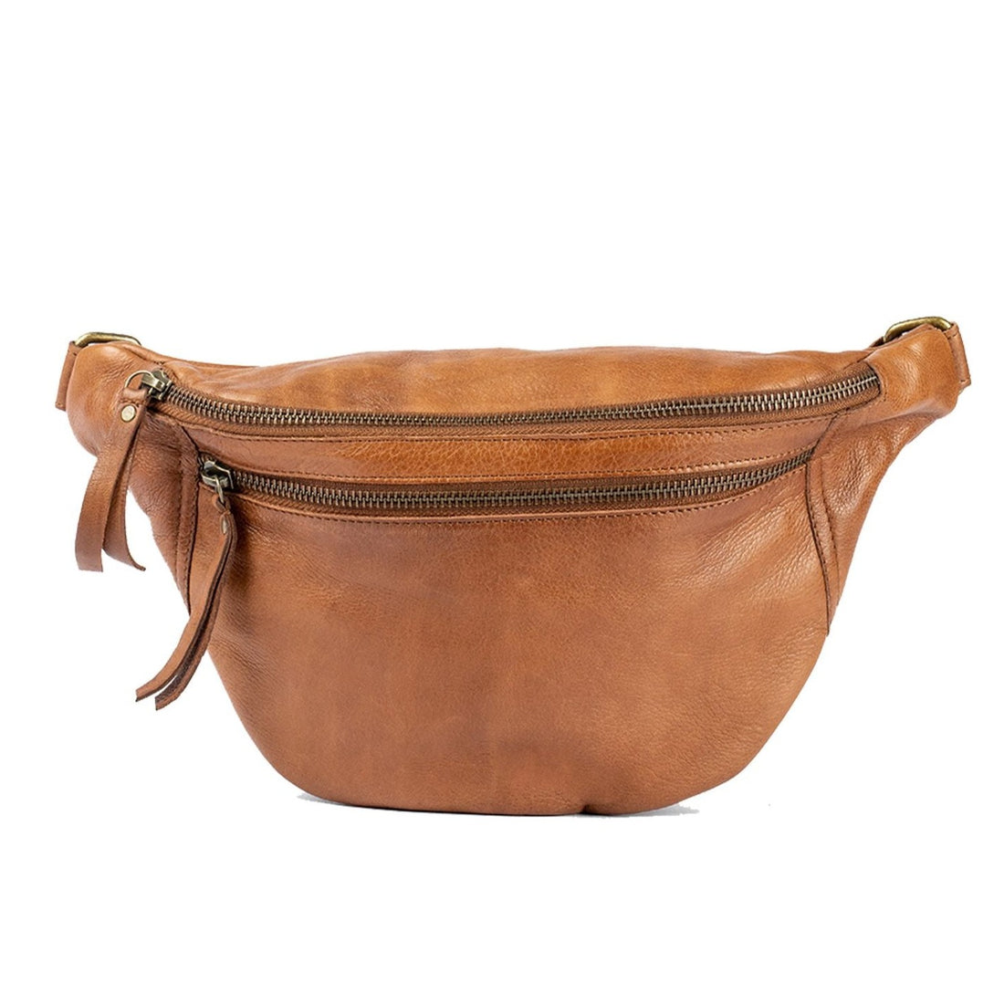 Faust bumbag, i mørkebrun læder, fra ReDesigned