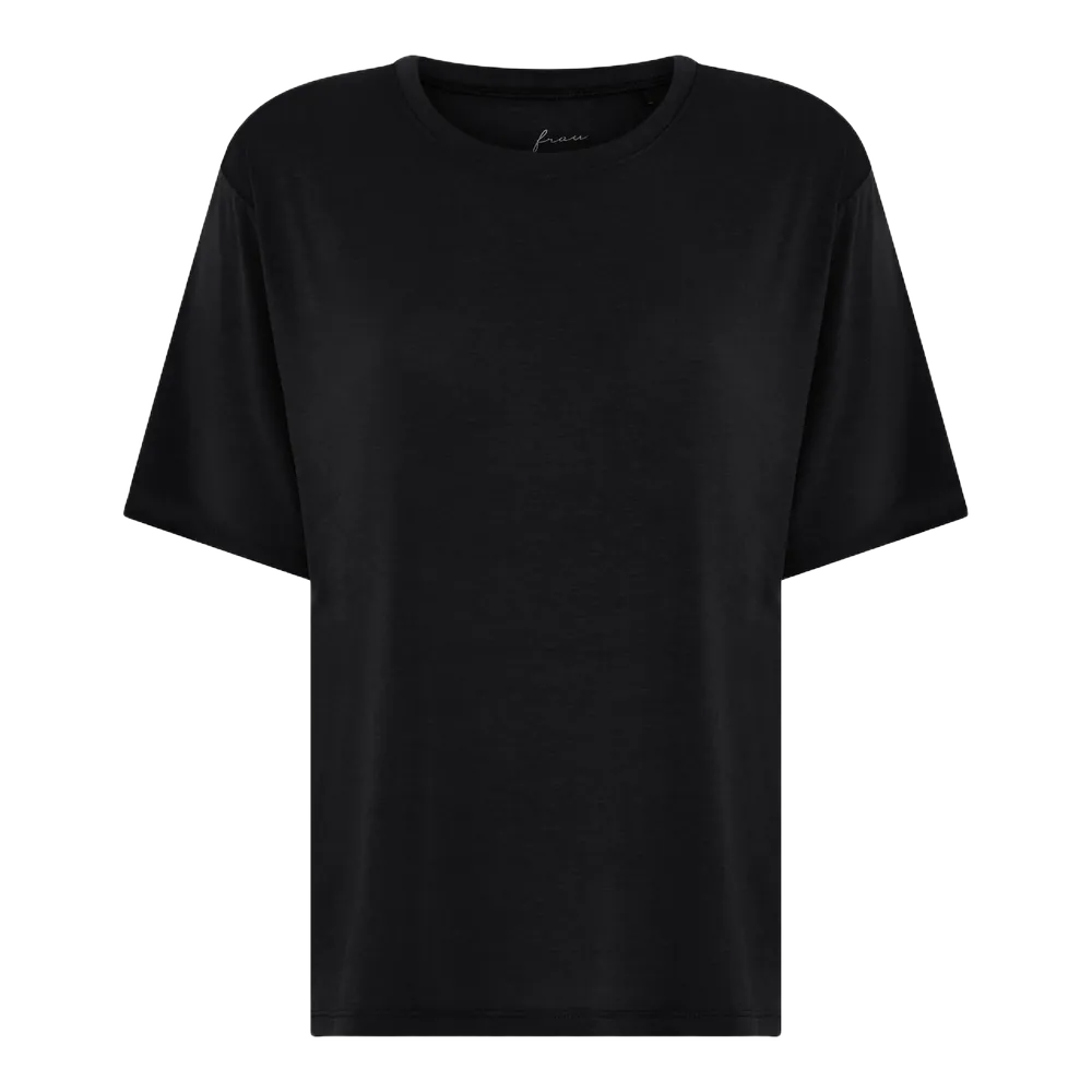 Orlando T-shirt - Modal/Cashmere - Black