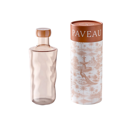 Mundblæst Swirl Vandflaske - Glow